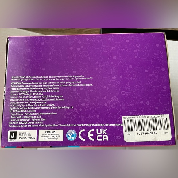 NIB - Squishville by Squishmallows 80’s Disco Set w/ Stuffed Flamingo Toy - Picture 4 of 5